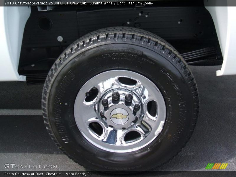 Summit White / Light Titanium/Ebony 2010 Chevrolet Silverado 2500HD LT Crew Cab