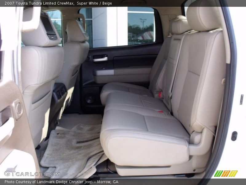Super White / Beige 2007 Toyota Tundra Limited CrewMax