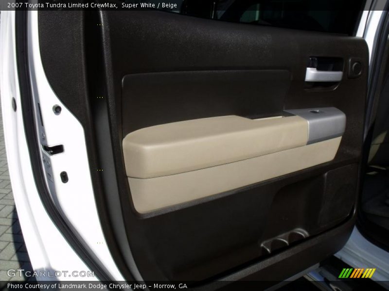 Super White / Beige 2007 Toyota Tundra Limited CrewMax