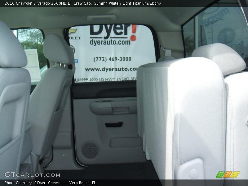 Summit White / Light Titanium/Ebony 2010 Chevrolet Silverado 2500HD LT Crew Cab