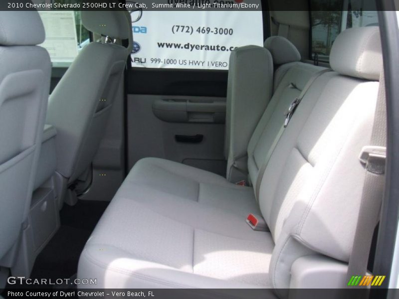 Summit White / Light Titanium/Ebony 2010 Chevrolet Silverado 2500HD LT Crew Cab