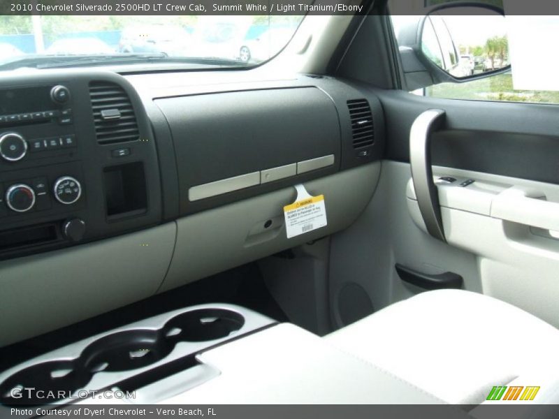 Summit White / Light Titanium/Ebony 2010 Chevrolet Silverado 2500HD LT Crew Cab