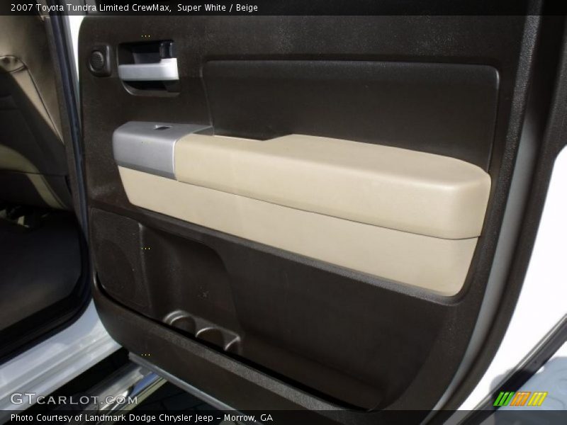 Super White / Beige 2007 Toyota Tundra Limited CrewMax