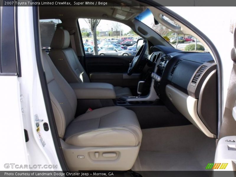 Super White / Beige 2007 Toyota Tundra Limited CrewMax
