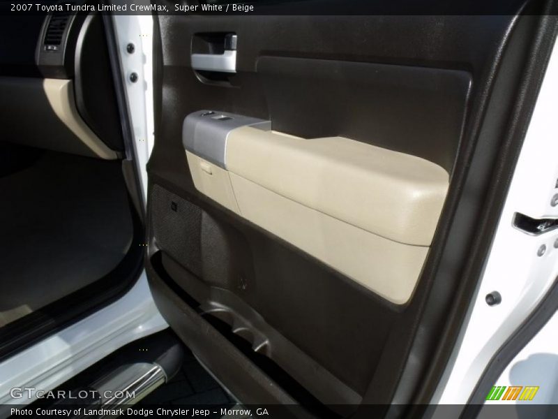 Super White / Beige 2007 Toyota Tundra Limited CrewMax