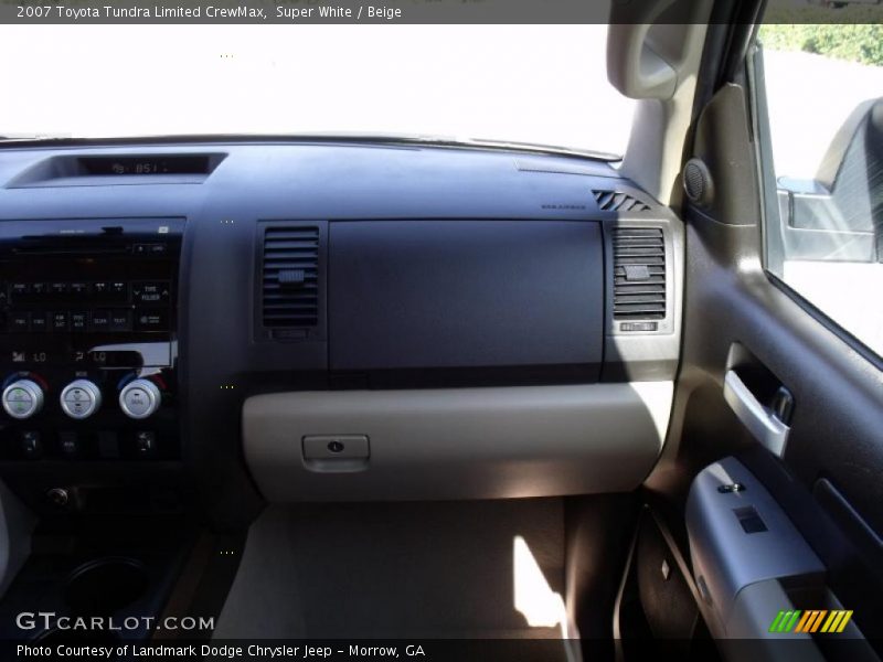 Super White / Beige 2007 Toyota Tundra Limited CrewMax