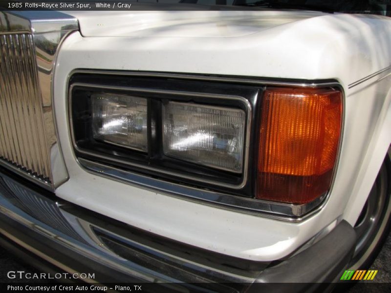 White / Gray 1985 Rolls-Royce Silver Spur