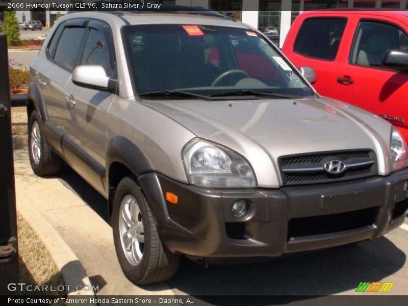 Sahara Silver / Gray 2006 Hyundai Tucson GLS V6