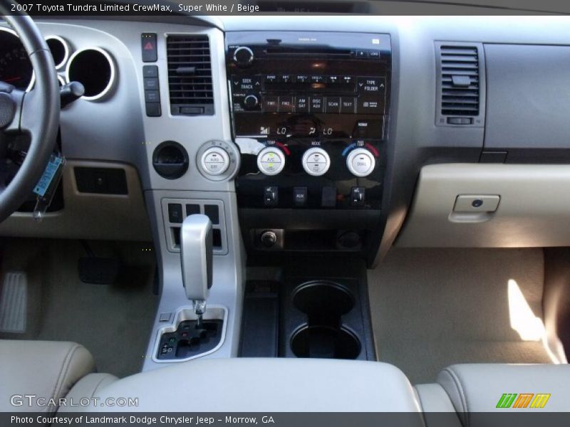 Super White / Beige 2007 Toyota Tundra Limited CrewMax