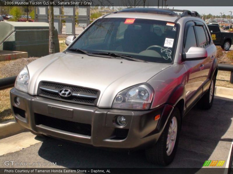 Sahara Silver / Gray 2006 Hyundai Tucson GLS V6