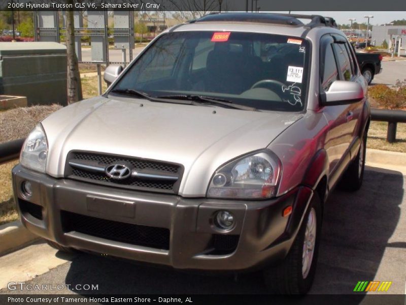 Sahara Silver / Gray 2006 Hyundai Tucson GLS V6