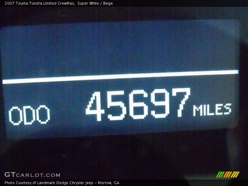 Super White / Beige 2007 Toyota Tundra Limited CrewMax