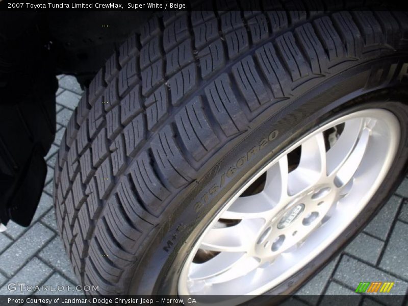 Super White / Beige 2007 Toyota Tundra Limited CrewMax