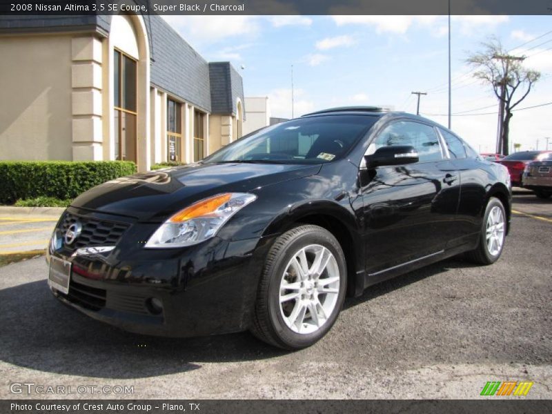 Super Black / Charcoal 2008 Nissan Altima 3.5 SE Coupe
