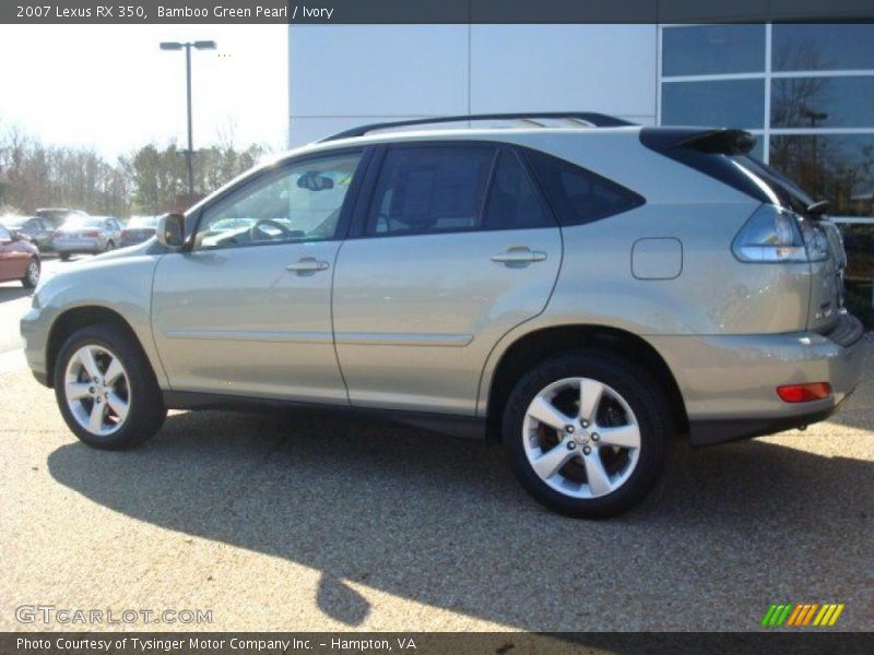 Bamboo Green Pearl / Ivory 2007 Lexus RX 350