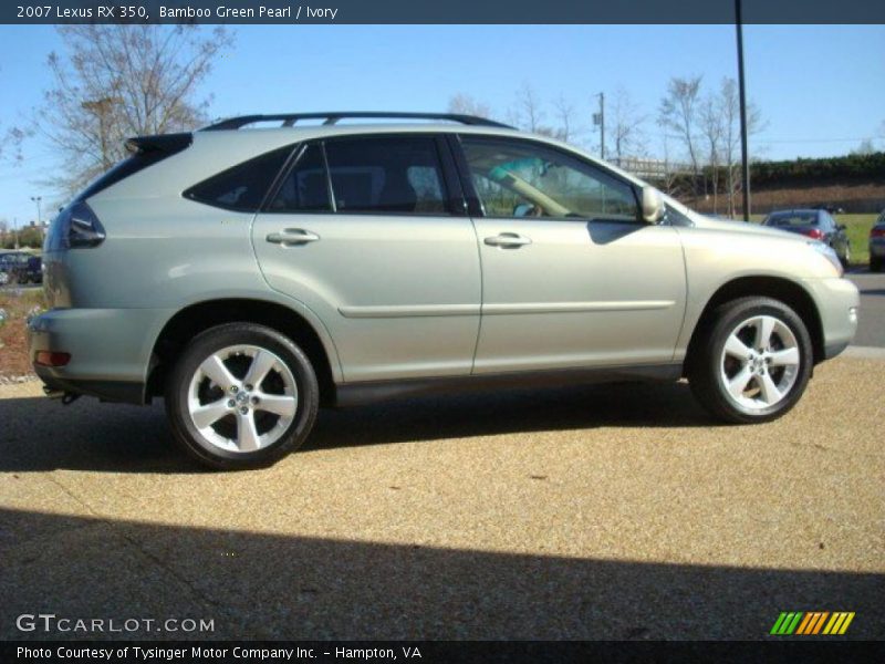 Bamboo Green Pearl / Ivory 2007 Lexus RX 350