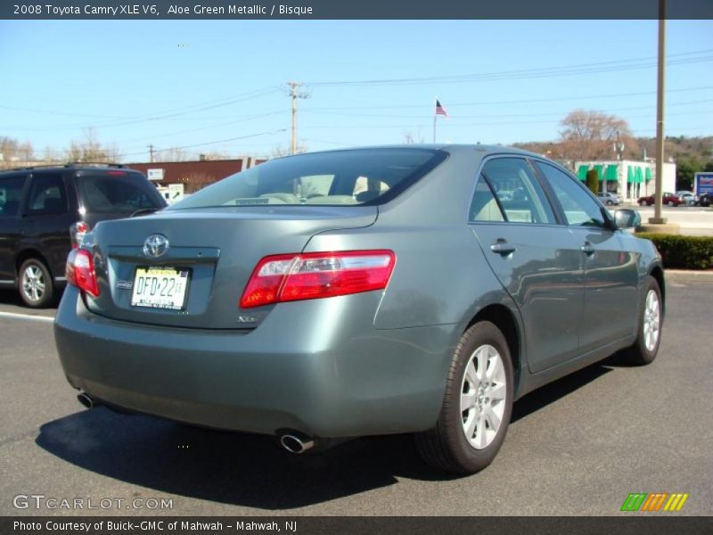 Aloe Green Metallic / Bisque 2008 Toyota Camry XLE V6