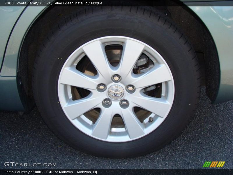 Aloe Green Metallic / Bisque 2008 Toyota Camry XLE V6