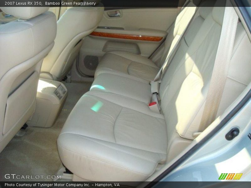 Bamboo Green Pearl / Ivory 2007 Lexus RX 350