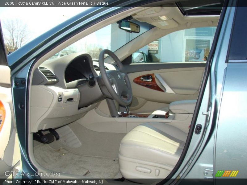 Aloe Green Metallic / Bisque 2008 Toyota Camry XLE V6