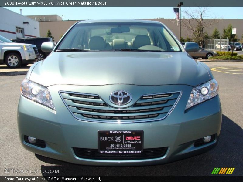 Aloe Green Metallic / Bisque 2008 Toyota Camry XLE V6