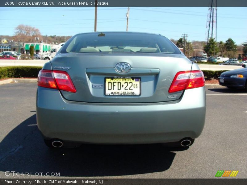 Aloe Green Metallic / Bisque 2008 Toyota Camry XLE V6