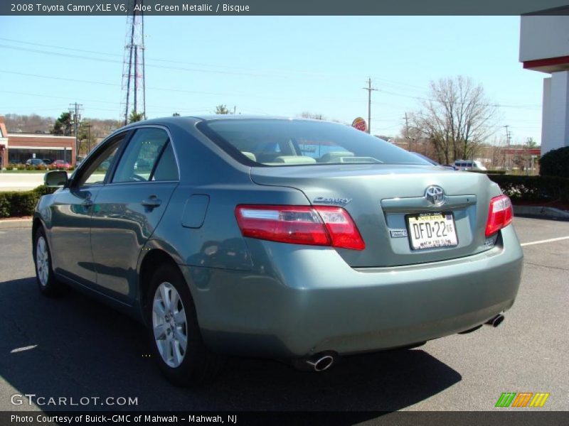 Aloe Green Metallic / Bisque 2008 Toyota Camry XLE V6