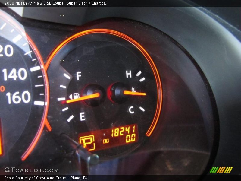 Super Black / Charcoal 2008 Nissan Altima 3.5 SE Coupe