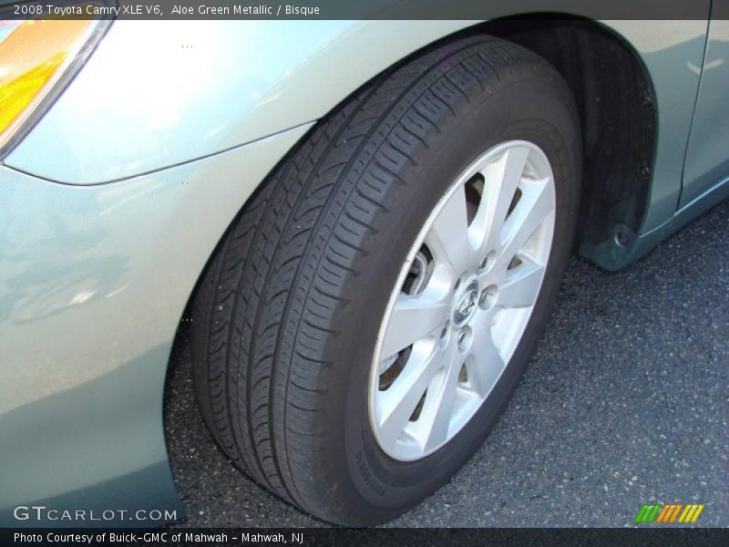 Aloe Green Metallic / Bisque 2008 Toyota Camry XLE V6