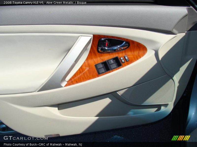 Aloe Green Metallic / Bisque 2008 Toyota Camry XLE V6