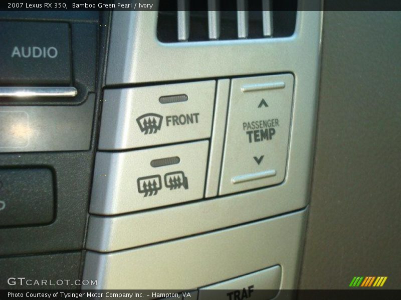 Bamboo Green Pearl / Ivory 2007 Lexus RX 350