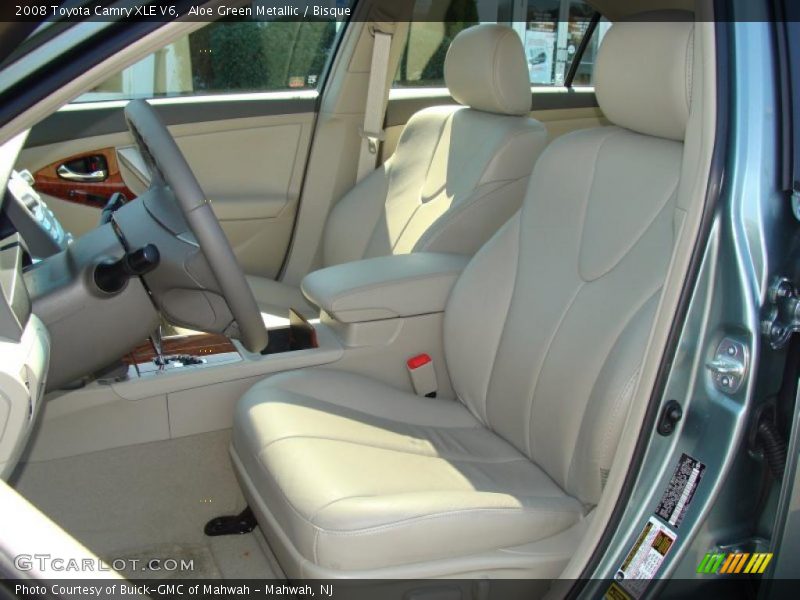 Aloe Green Metallic / Bisque 2008 Toyota Camry XLE V6