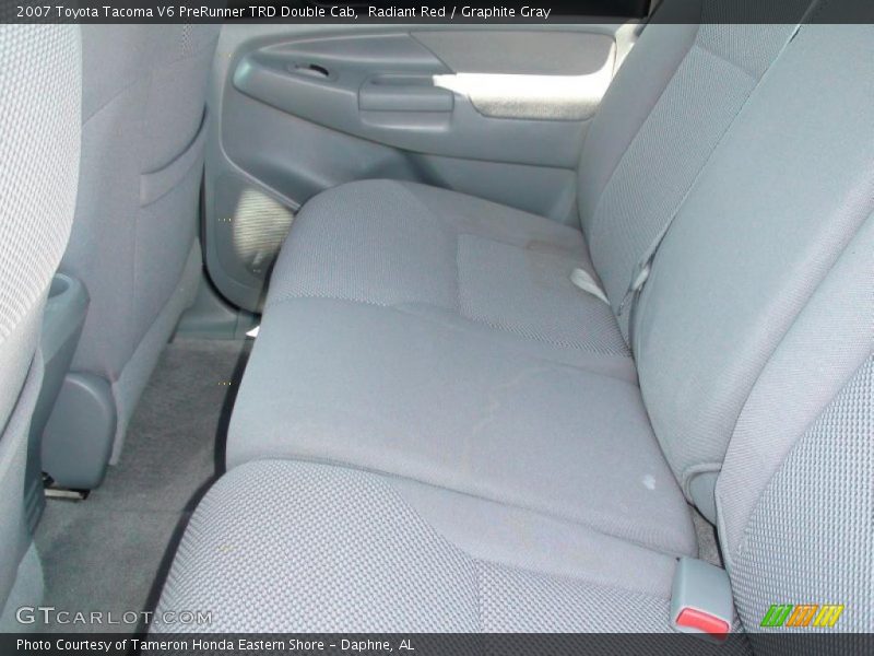 Radiant Red / Graphite Gray 2007 Toyota Tacoma V6 PreRunner TRD Double Cab
