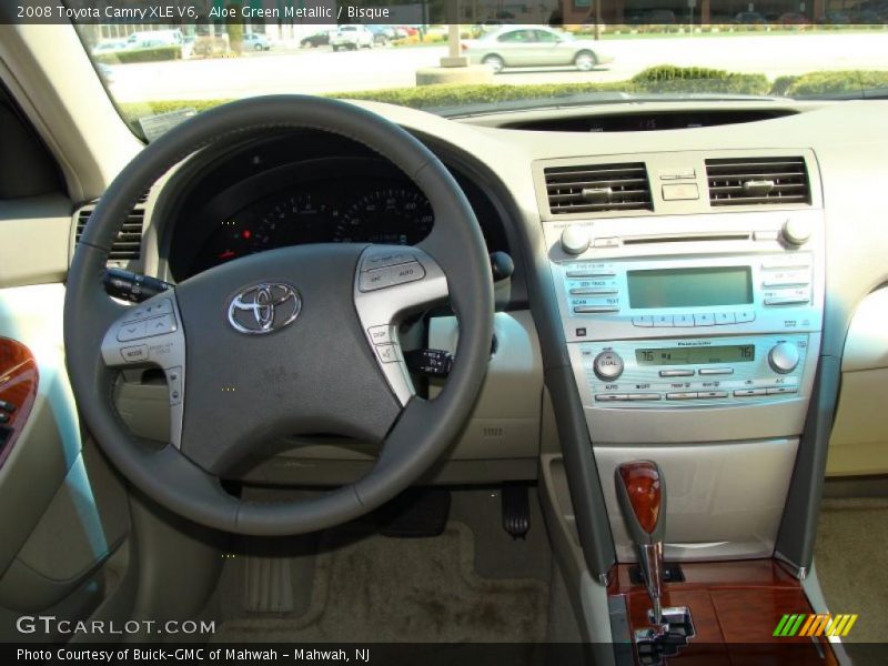Aloe Green Metallic / Bisque 2008 Toyota Camry XLE V6