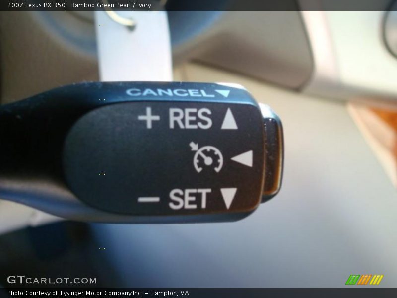 Bamboo Green Pearl / Ivory 2007 Lexus RX 350