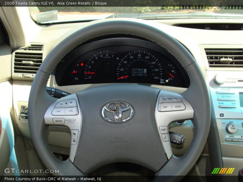 Aloe Green Metallic / Bisque 2008 Toyota Camry XLE V6