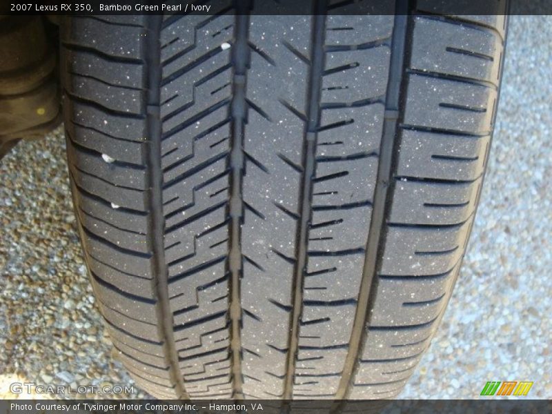 Bamboo Green Pearl / Ivory 2007 Lexus RX 350