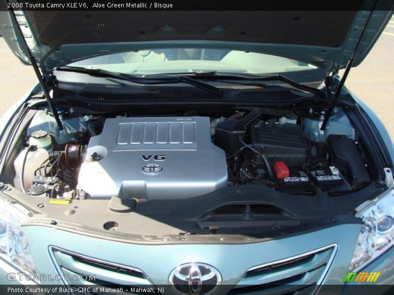 Aloe Green Metallic / Bisque 2008 Toyota Camry XLE V6