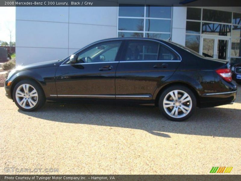 Black / Grey 2008 Mercedes-Benz C 300 Luxury