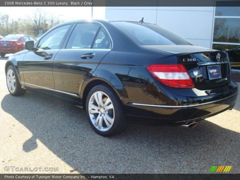 Black / Grey 2008 Mercedes-Benz C 300 Luxury