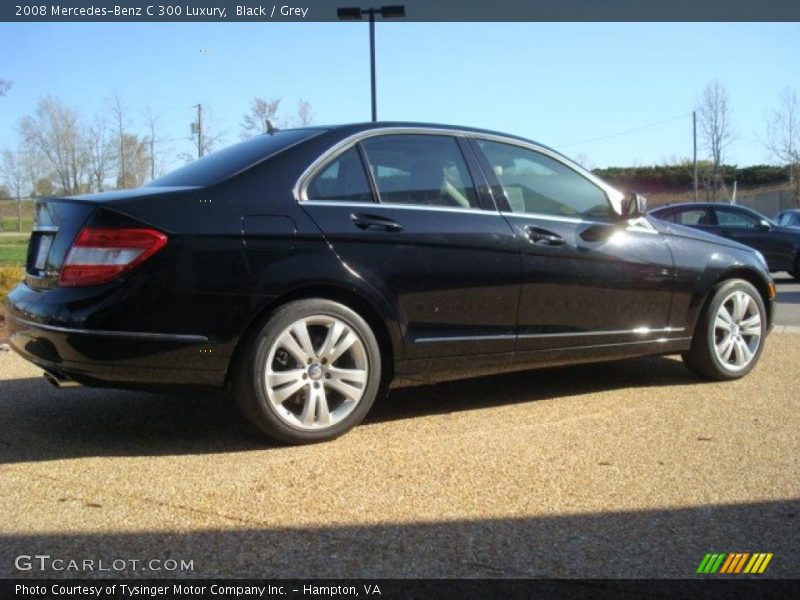 Black / Grey 2008 Mercedes-Benz C 300 Luxury