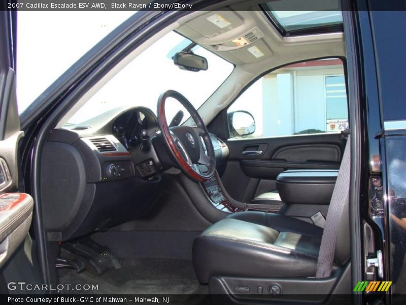 Black Raven / Ebony/Ebony 2007 Cadillac Escalade ESV AWD