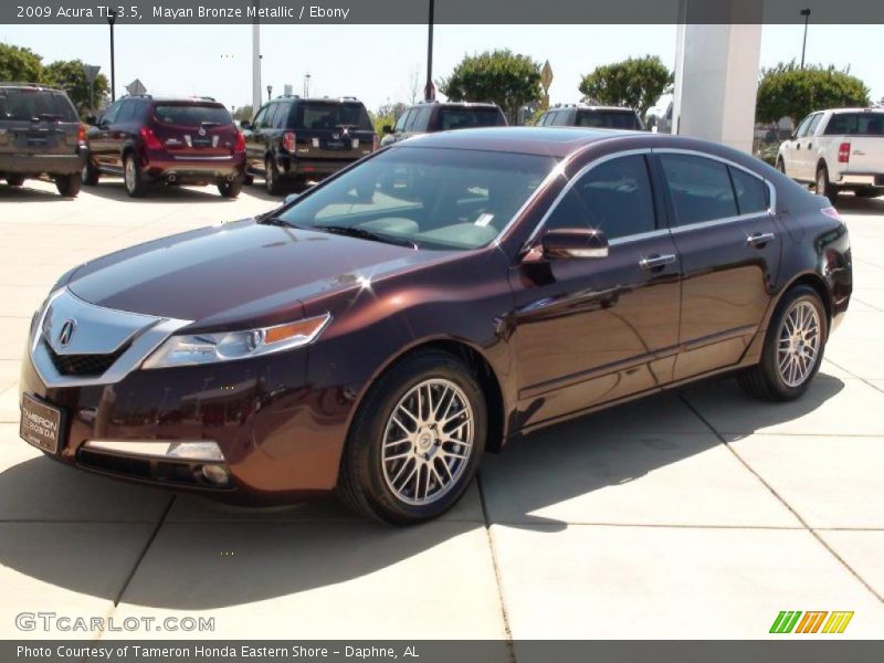 Mayan Bronze Metallic / Ebony 2009 Acura TL 3.5