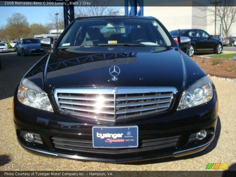 Black / Grey 2008 Mercedes-Benz C 300 Luxury