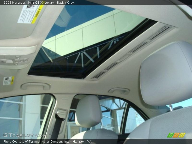 Black / Grey 2008 Mercedes-Benz C 300 Luxury