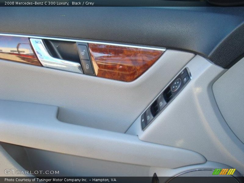 Black / Grey 2008 Mercedes-Benz C 300 Luxury