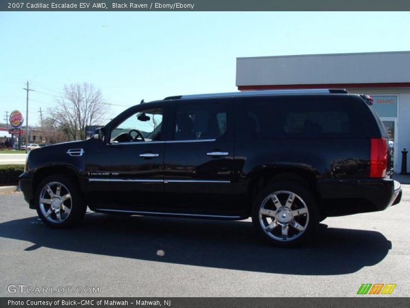 Black Raven / Ebony/Ebony 2007 Cadillac Escalade ESV AWD