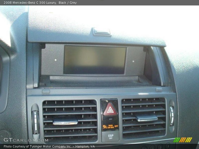 Black / Grey 2008 Mercedes-Benz C 300 Luxury