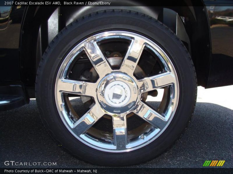Black Raven / Ebony/Ebony 2007 Cadillac Escalade ESV AWD