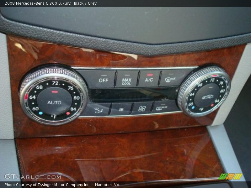 Black / Grey 2008 Mercedes-Benz C 300 Luxury